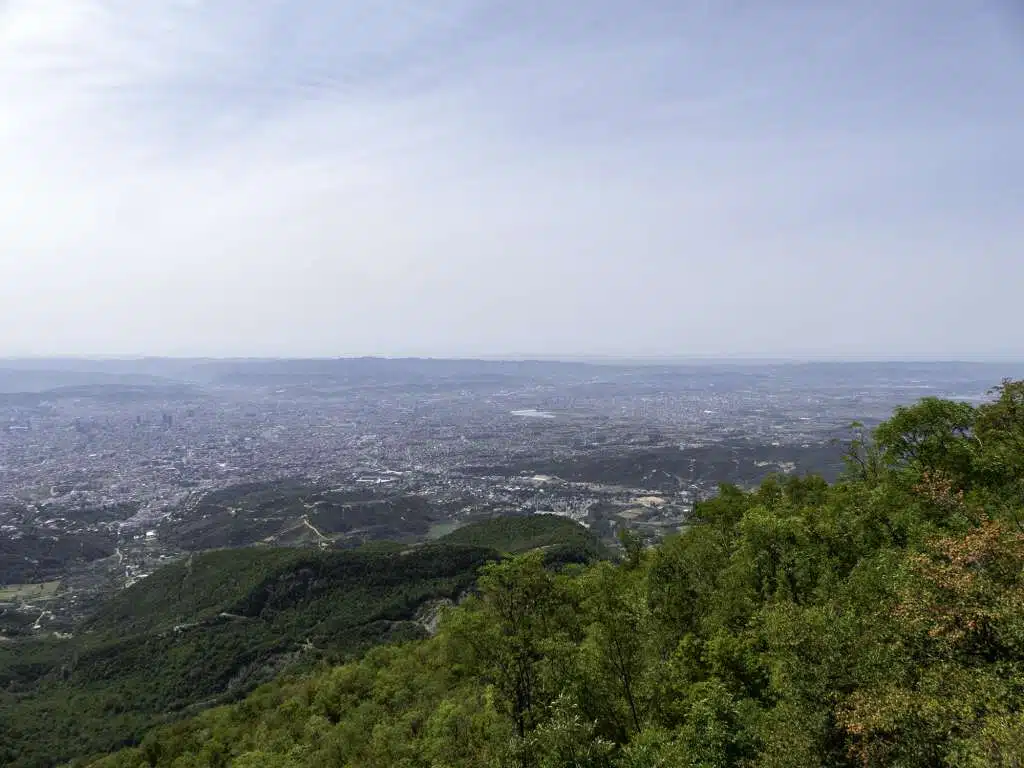 Mont Dajti, vue sur Tirana