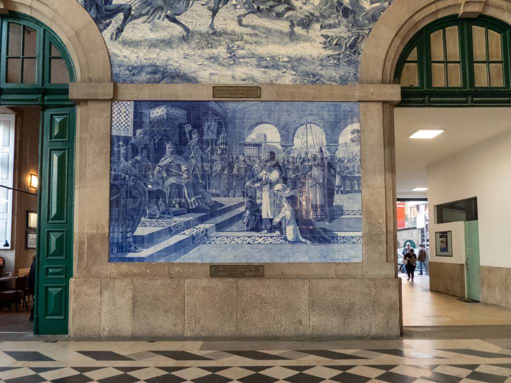 Azulejos de la gare de Sao Bento, Porto