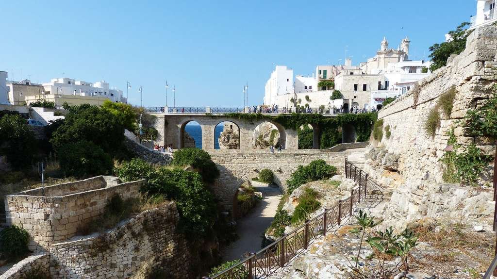 Vue sur Polignano a mare