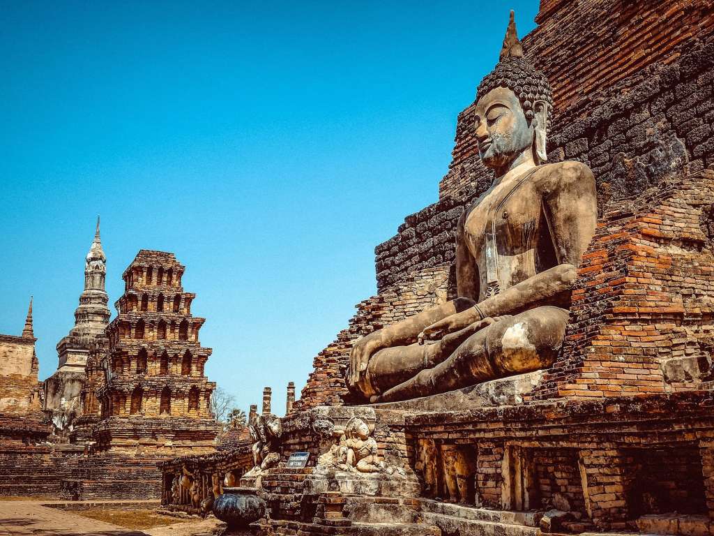Bouddha dans un temple thaïlandais