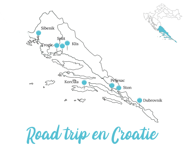 Itinéraire road trip en Croatie