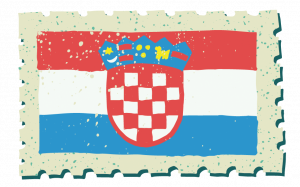 Drapeau de la Croatie