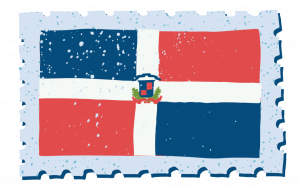 Drapeau de la République Dominicaine