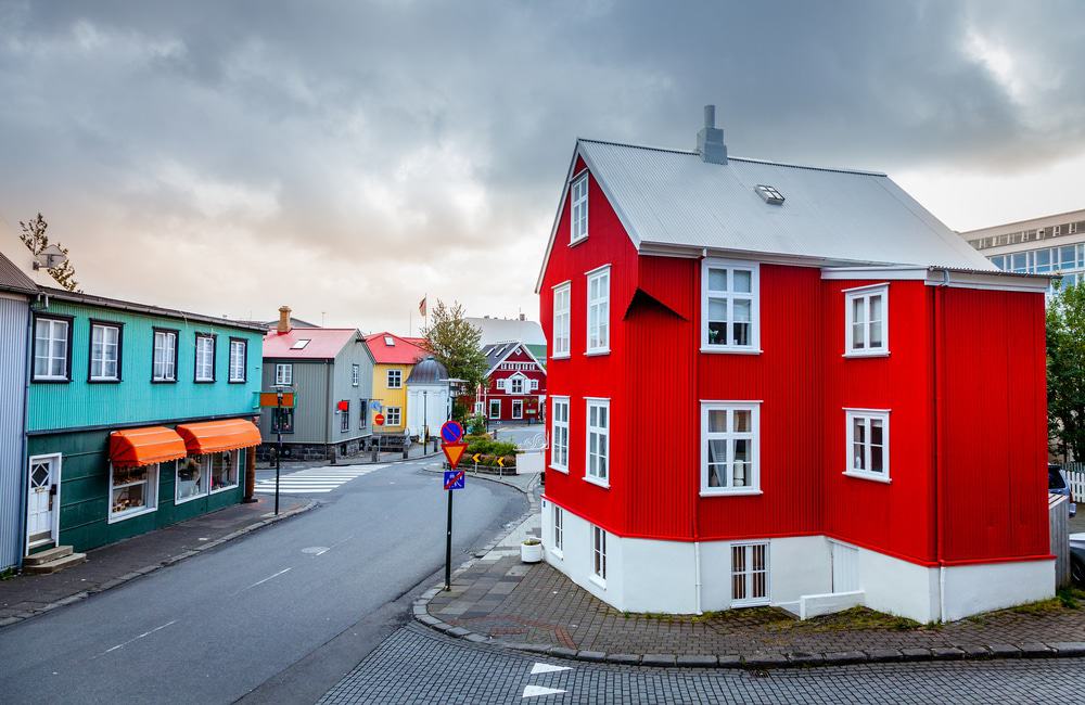 Rue de Reykjavik, la capitale islandaise