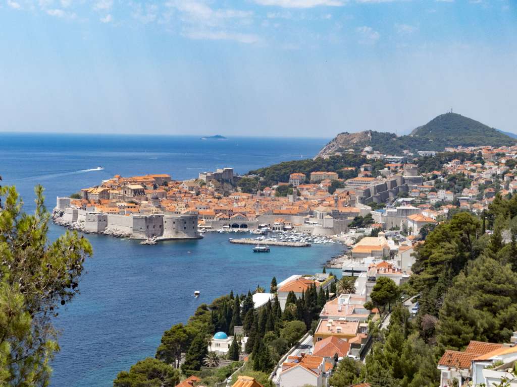 Vue sur la forteresse Saint Jean, Dubrovnik