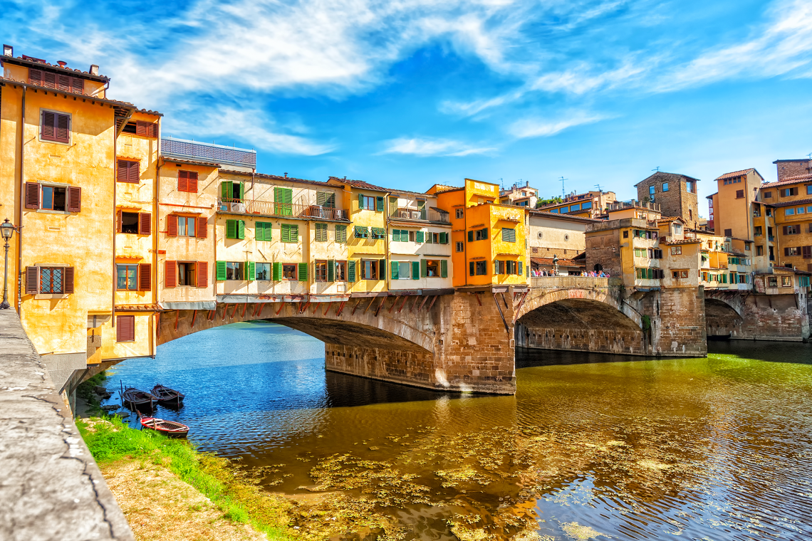 Traversez le ponte vecchion pour visiter Florence sans voiture