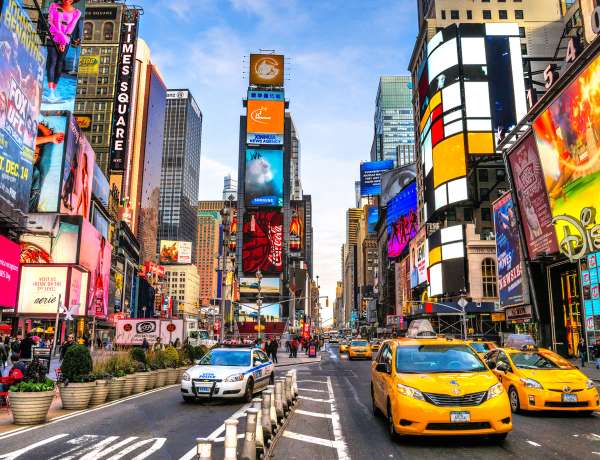Times Square est un des plus beaux quartiers de New-York