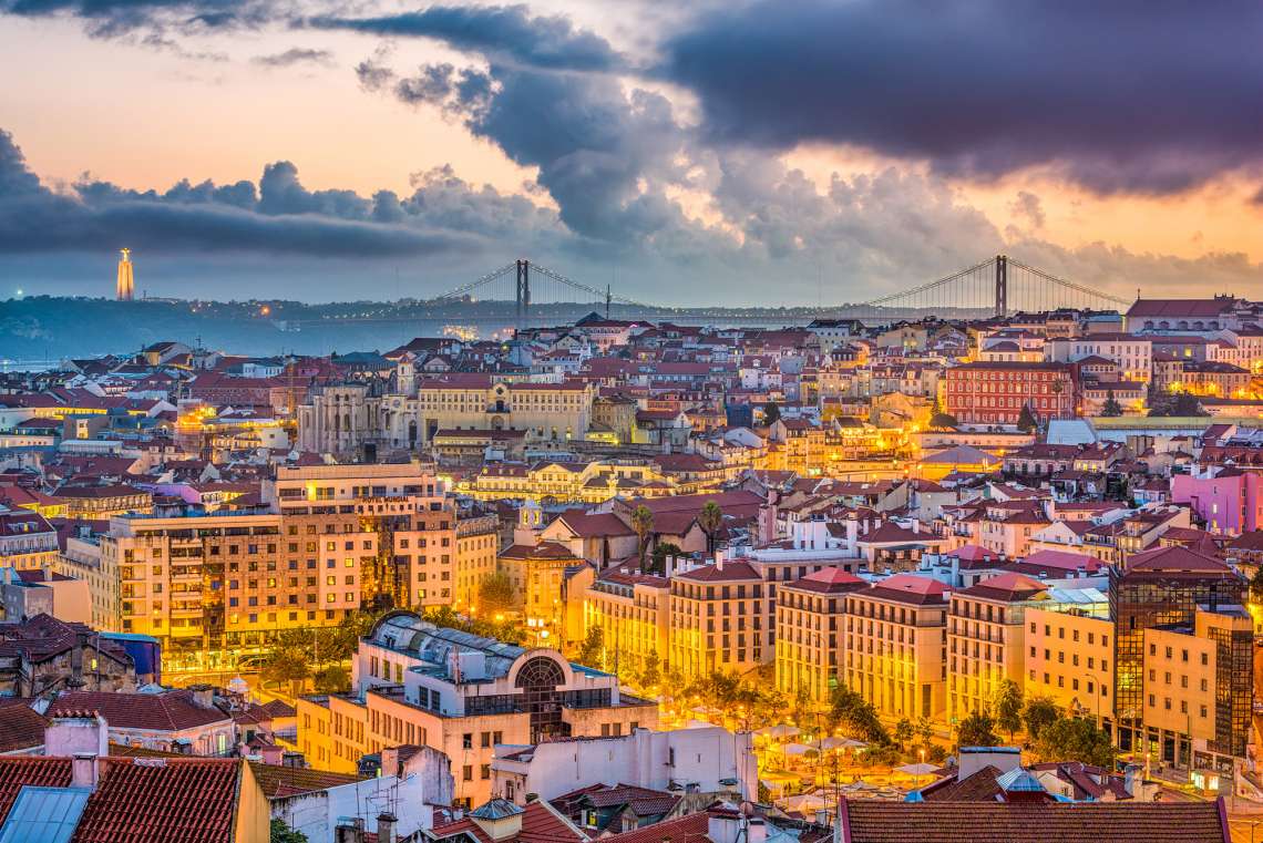 Visiter Lisbonne en 3 jours : vue sur la ville depuis le chateau saint georges