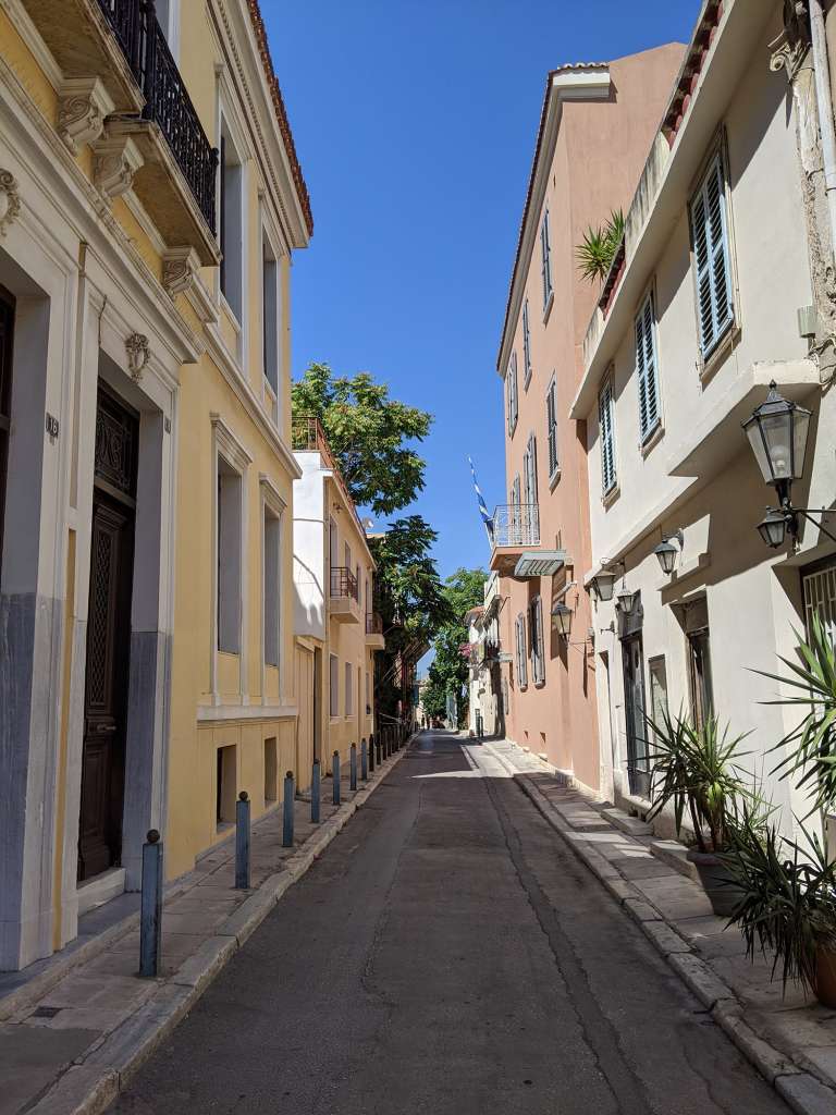 Ruelle de Plaka à Athènes