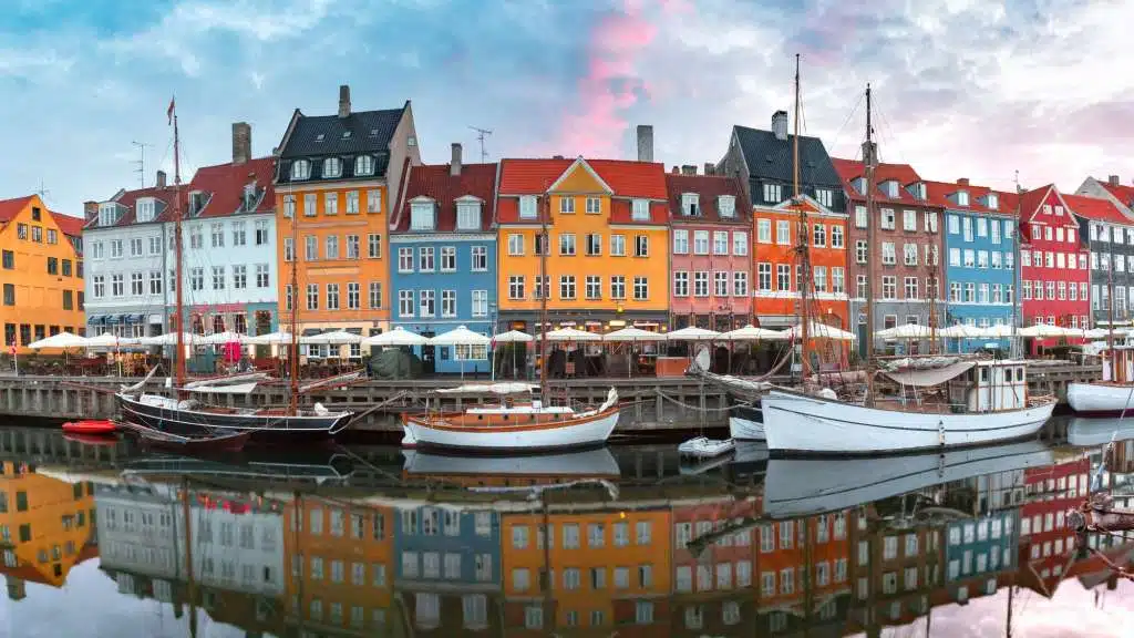 Quartier de Nyhavn à Copenhague