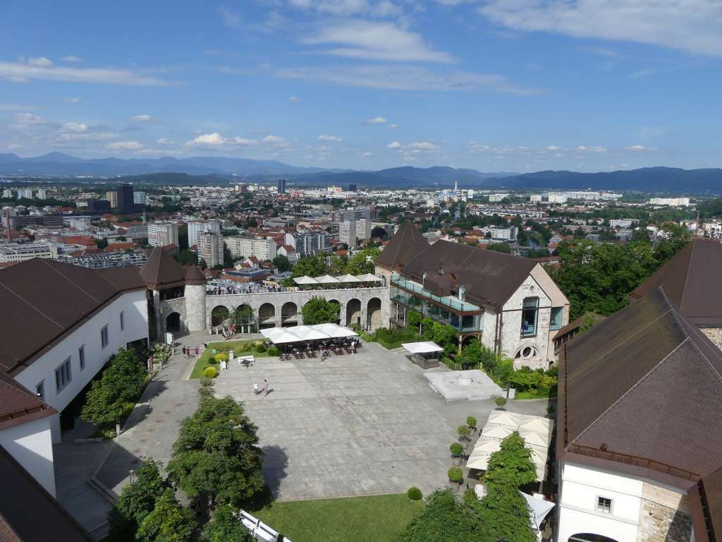 Cour du château de Ljubljana