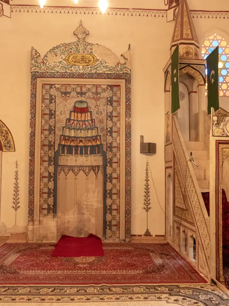 Mosquée de Mostar, intérieur