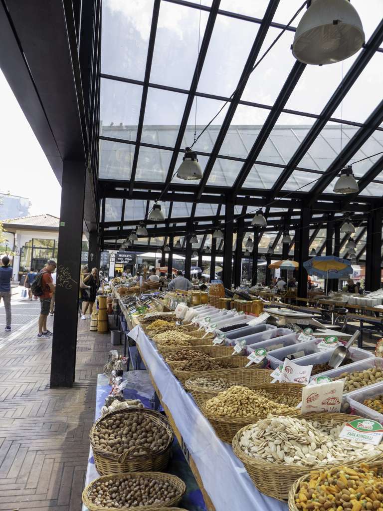 Stand du marché central de Tirana